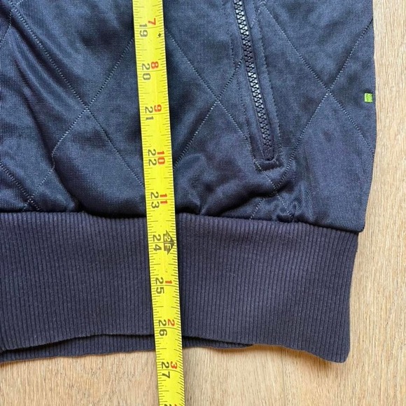 Hugo Boss Green Label stylish Navy Chest Embroidered Striped Track Jacket - Picture 6 of 8